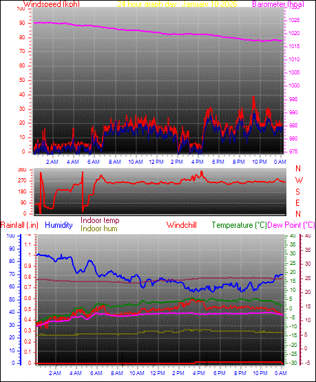 24 Hour Graph for Day 10