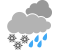 Pluie intermittente ou neige